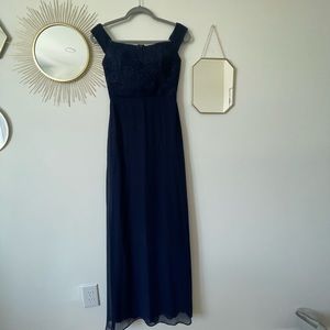 Off the shoulder formal dress